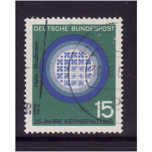 GERMANY 1964 15pf NUCLEAR REACTION SG 1346 FINE USED