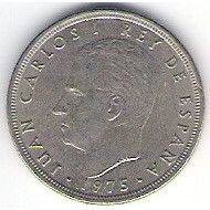 Espagne 5 PESETAS 1975