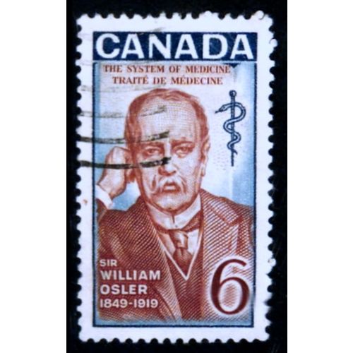 CANADA 1969 SG 637 6c SIR WILLIAM OSLER FINE USED#2