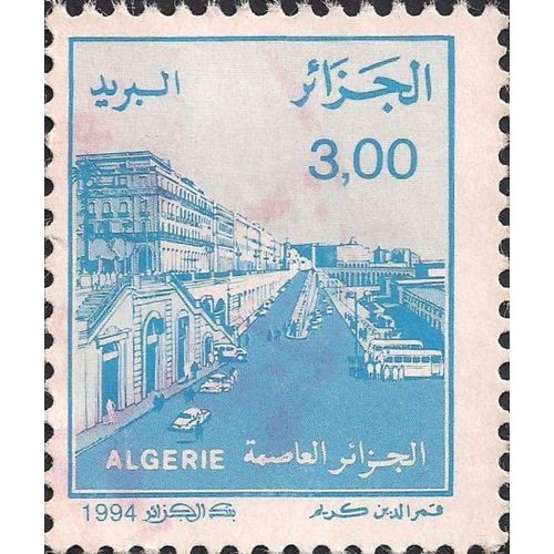 ALGERIA, Street scene Algers, blue 1994, 3