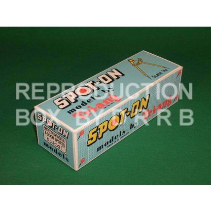 Spot-On #102 Bentley Continental Sports Saloon - Reproduction Box by DRRB