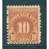 J84 10c Postage Due Barely Clears MNH Q3233