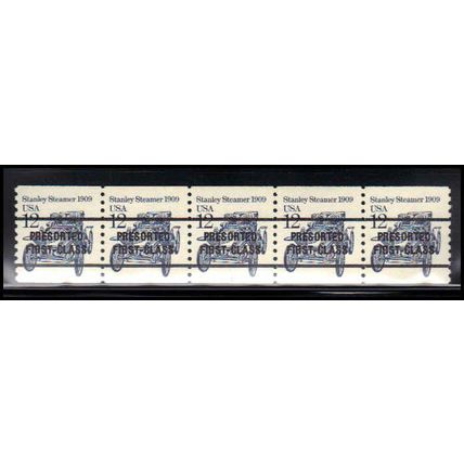 2132b 12c Stanley Steamer Very Fine MNH Dry Gum PNC 1/5 X2090