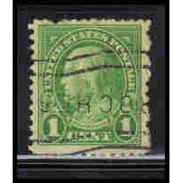 Used 632 1c Benjamin Franklin Average Plus KA7192