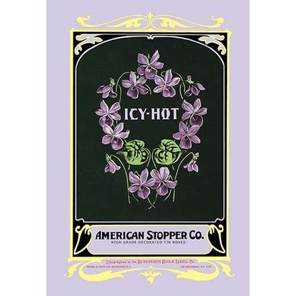 Icy-Hot Talcum Powder 12 x 18 Poster