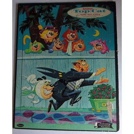 VINTAGE ' TOP CAT ' FRAME PUZZLE (1961)