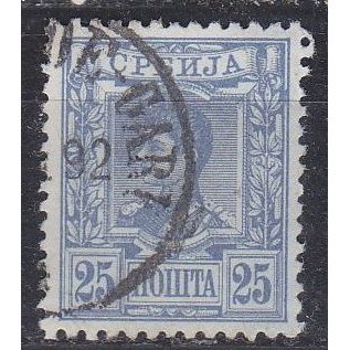 SERBIEN SERBIA [1896] MiNr 0048 B ( O/used )