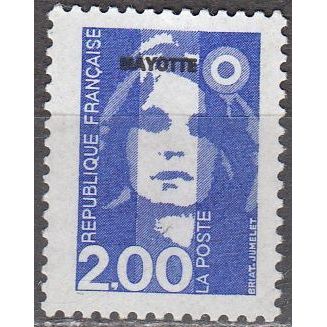 Mayotte 1997 Michel 25 Neuf ** Cote (2002) 1.30 € Marianne de Briat