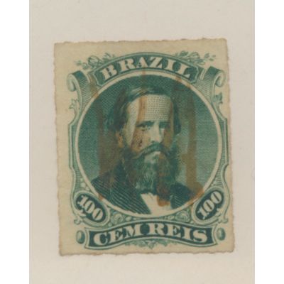 Brazil Stamp Scott #65, Used, Pen Cancel