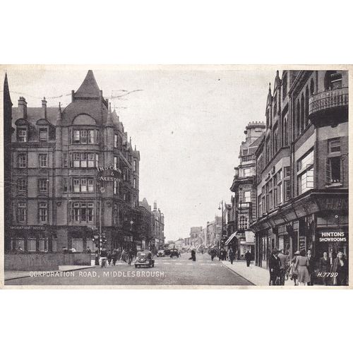 Corporation Road, Middlesborough Yorkshire Postcard (YKS72468)