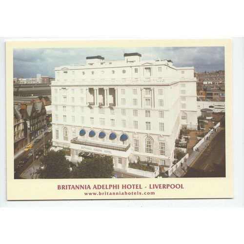 Britannia Adelphi Hotel Liverpool Postcard L3