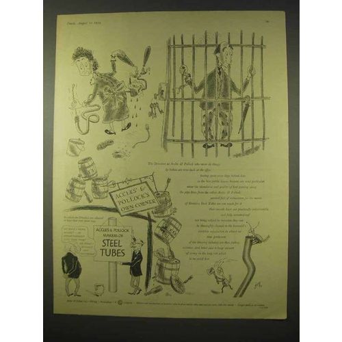 1954 Accles & Pollock Steel Tubes Ad - Own Corner