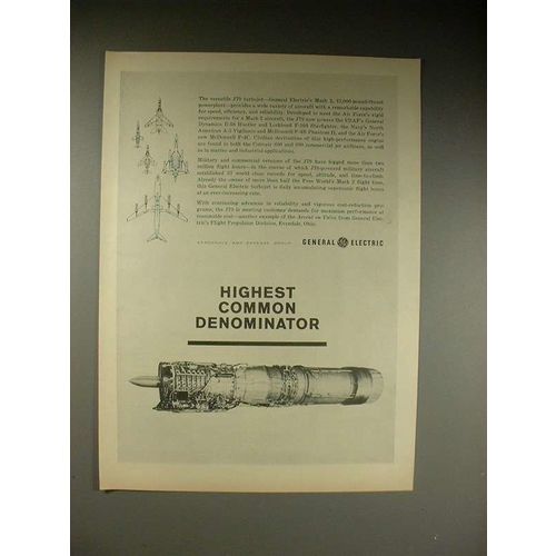 1963 General Electric J79 Turbojet Ad!