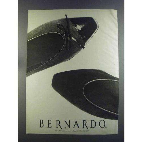1982 Bernardo Shoes Ad