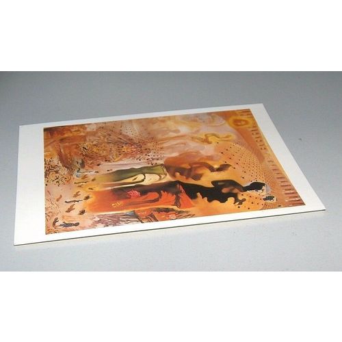 SALVADOR DALI<>HALLUCIGENIC BULLFIGHTER<>POSTCARD