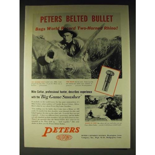 1936 Peters Ammunition Ad - Mike Cottar