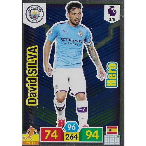 Premier League Adrenalyn XL 2019/20: Hero - Manchester City, Silva (David)