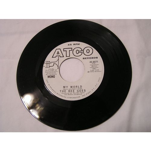 The Bee Gees Promo 45-MY WORLD STEREO/MONO