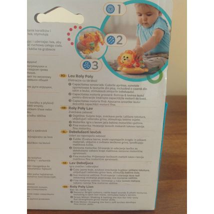 FISHER PRICE ROLY POLY LION 3mths + BNIP