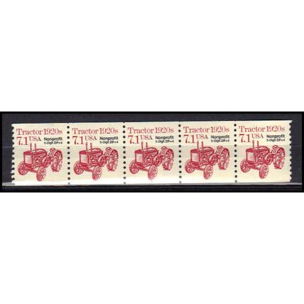 2127b 7.1c Tractor Very Fine MNH Dry Gum PNC 1/5 X0846
