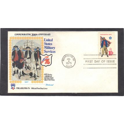 FDC Fleetwood 1566 10c Navy (Cachet-U/A) CV42297