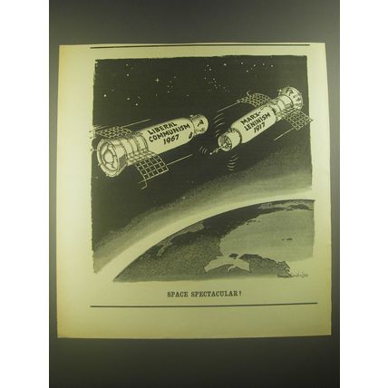 1967 Cartoon by Norman Mansbridge - Space Spectacular