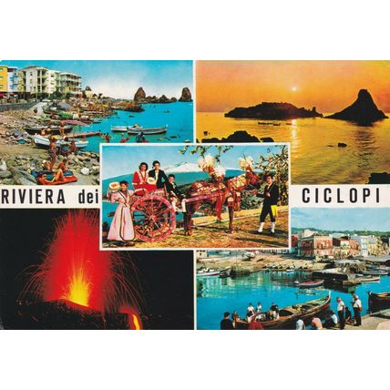 6x4 Continental size printed Riviera dei Ciclopi Multiview Italy