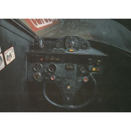 Thrust 2 Racing Car Cockpit As Seen By Richard Noble Postcard