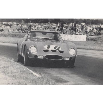 David Piper Ferrari Car at Goodwood Grand Prix 1962 Postcard