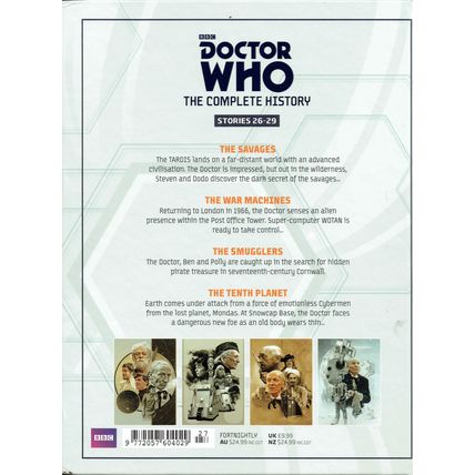 DOCTOR WHO COMPLETE HISTORY VOL 08 WILLIAM HARTNELL THE TENTH PLANET HACHETTE