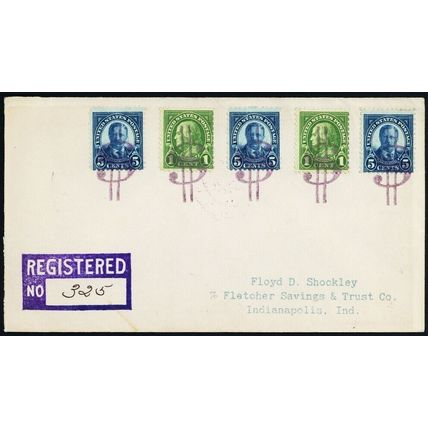 Dollar Signs Fancy Cancel Money, Miss Cover Extremely RARE .. Stuart Katz