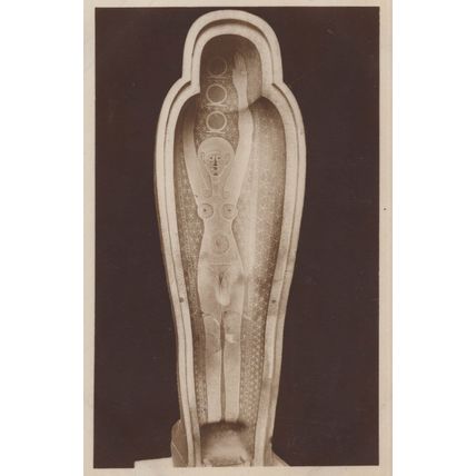 Egyptian Statue Of Dame Tent-Api Antique Egypt Postcard