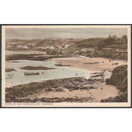 Portelet and Rocquaine Bay, Guernsey, 1950 - Birn Bros Postcard