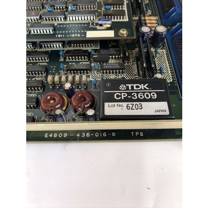 OKUMA E4809-436-016-D,E4809-436-017-D. OPUS 5000 II SVP BOARD II,FM,FL