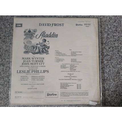 David Frost - Aladdin (SRS5147) 1972 (LP)