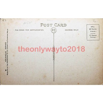 Abergavenny, Sugar Loaf Mountain, Monmouthshire, Wales, Celesque Postcard