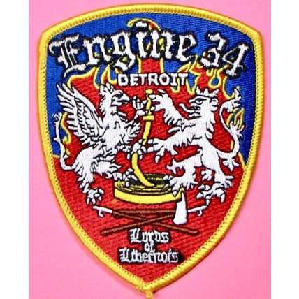 Detroit, MI Fire Dept Engine 34. PP61.