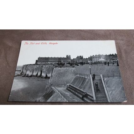 Early Munus real photo Postcard - The Fort & Cliffs - Margate Kent