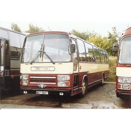 Colour Photo of Gretton's Coaches of Peterborough - BGY 585T ex. National Travel