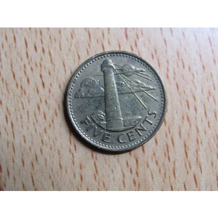 Barbados 2014 5 Cents Coin