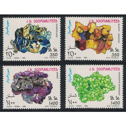 Somalia Minerals 4v 1995 MNH MI#555-558
