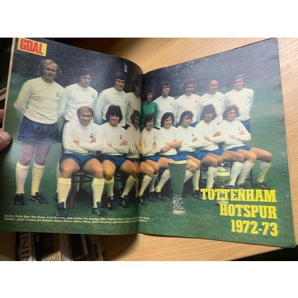 GOAL MAGAZINE #210 2 SEPT 1972 UK FOOTBALL MAGAZINE - SPURS TEAM POSTER (LL)