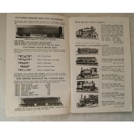 1975 W&H catalogue for Scale Model Equipment & Accessories