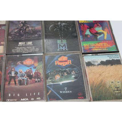 Lot of 22 Cassette Tapes 80's Rock Pop The Doors Uriah Heep Whitesnake Duran VTG