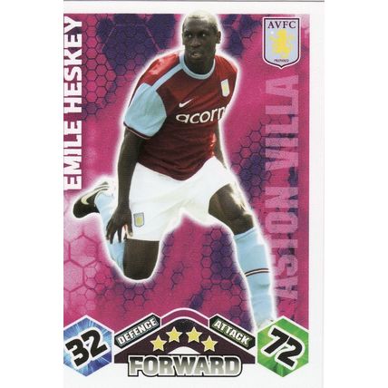 Match Attax 2009/2010 Emile Heskey Aston Villa