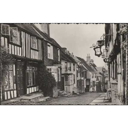 Mermaid Street, Rye, Sussex, c.1960 - Shoesmith & Etheridge RP Postcard