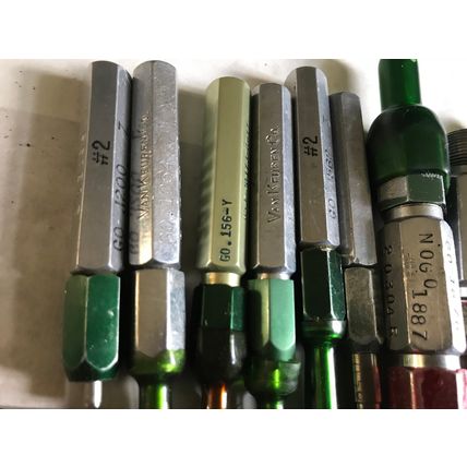 LOT PLUG GAGE GO NOGO VAN KEUREN .1865,1915,1902,1907,1800,1830,1876,1875  ,ES