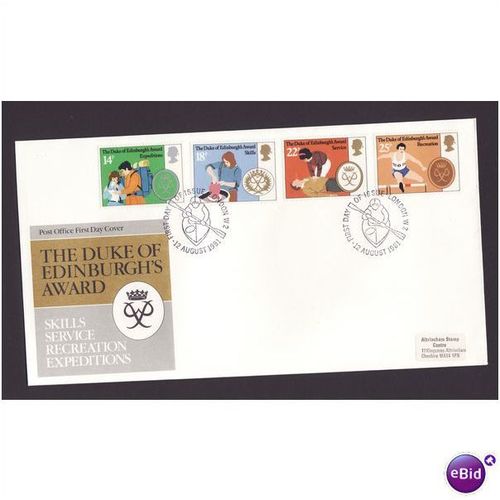 GREAT BRITAIN 1981 THE DUKE OF EDINBURGHS AWARD FIRST DAY COVER