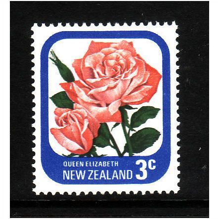 NEW ZEALAND 1975 3c Queen Elizabeth Rose Sg 1088 U/m mint