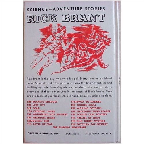 Rick Brant #2 THE LOST CITY John Blaine NF picture cover Electronic Adventure